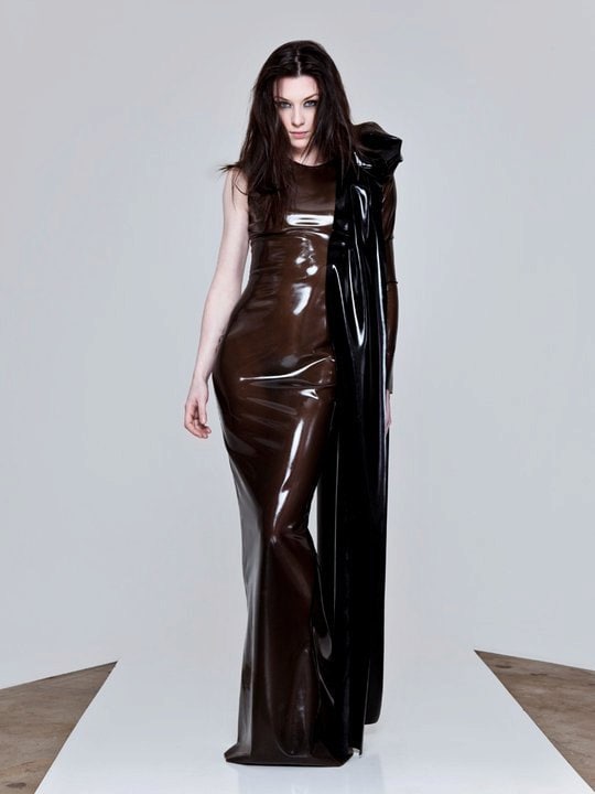 The Ravenous Gown, made-to-measure latex by Blacklickorish