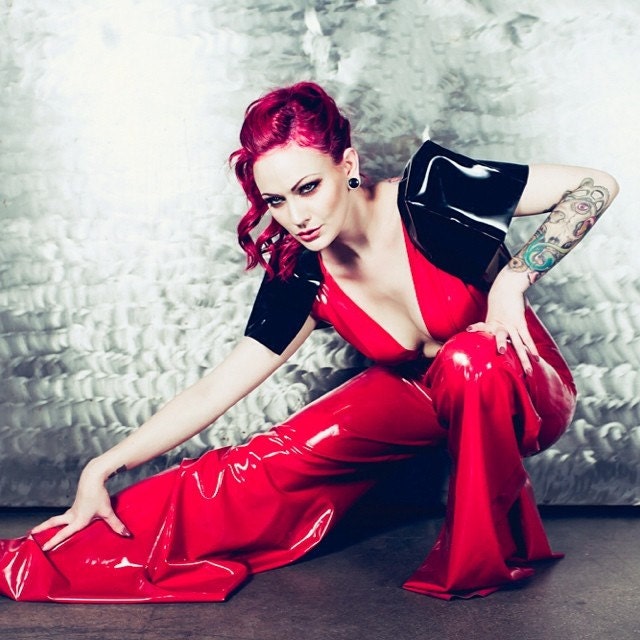 Arris Pantsuit, made-to-measure latex by Blacklickorish