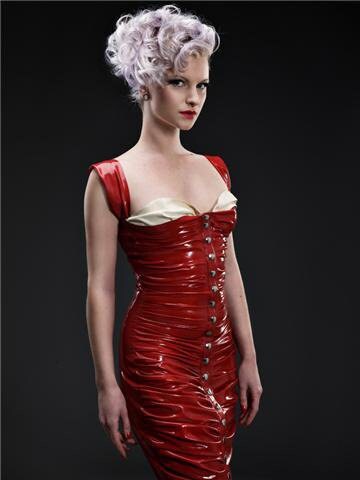 The Nefarious Dress, made-to-measure latex by Blacklickorish