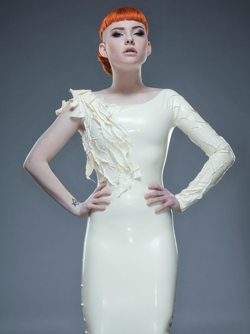 Severed Texture Dress