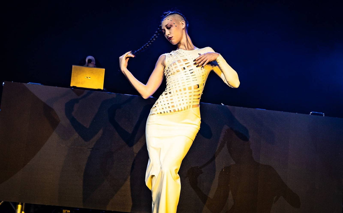 Asymmetrical Strapped Gown