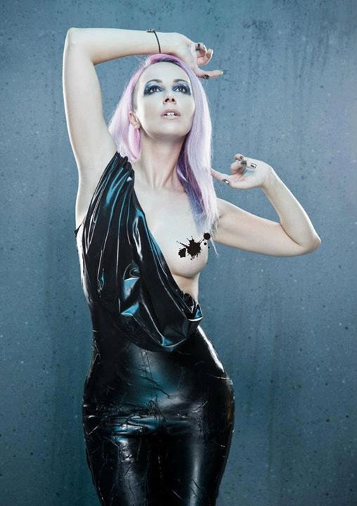 Severed Pantsuit, made-to-measure latex by Blacklickorish