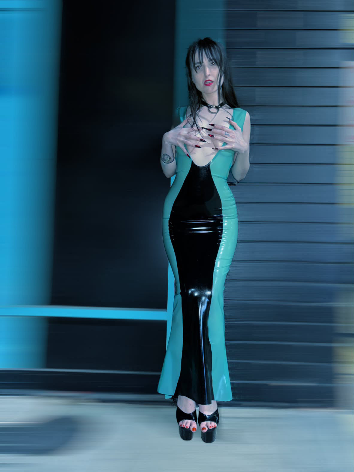 Two Tone Gown