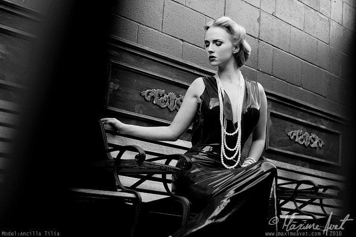 Roulette Gown, latex, view 2 of 2