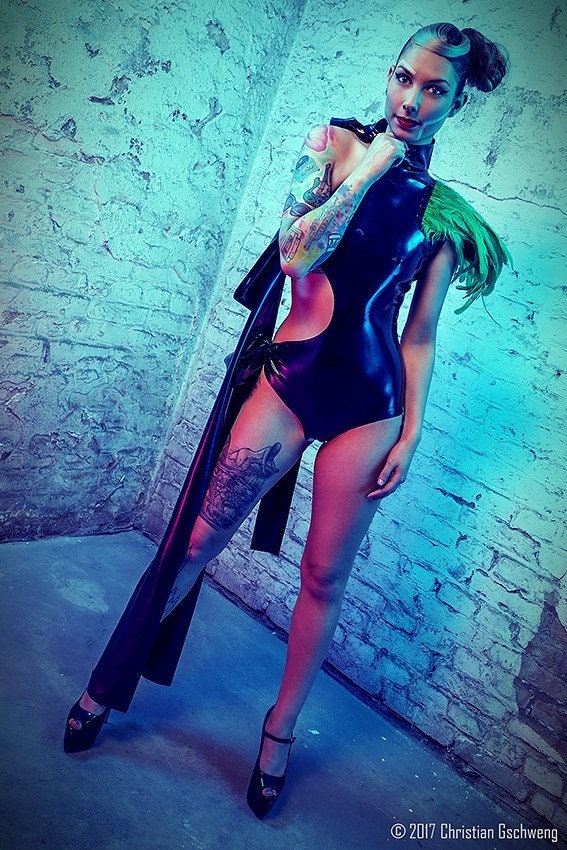 Knotted Bodysuit, latex, view 2 of 4
