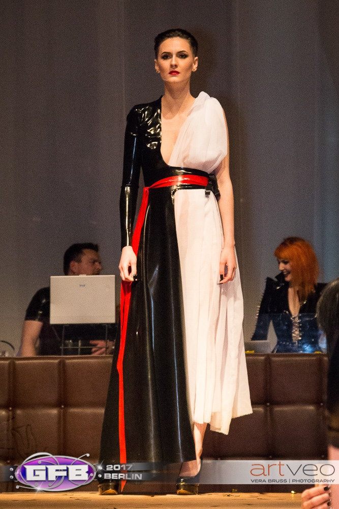 Anna Dress, made-to-measure latex by Blacklickorish