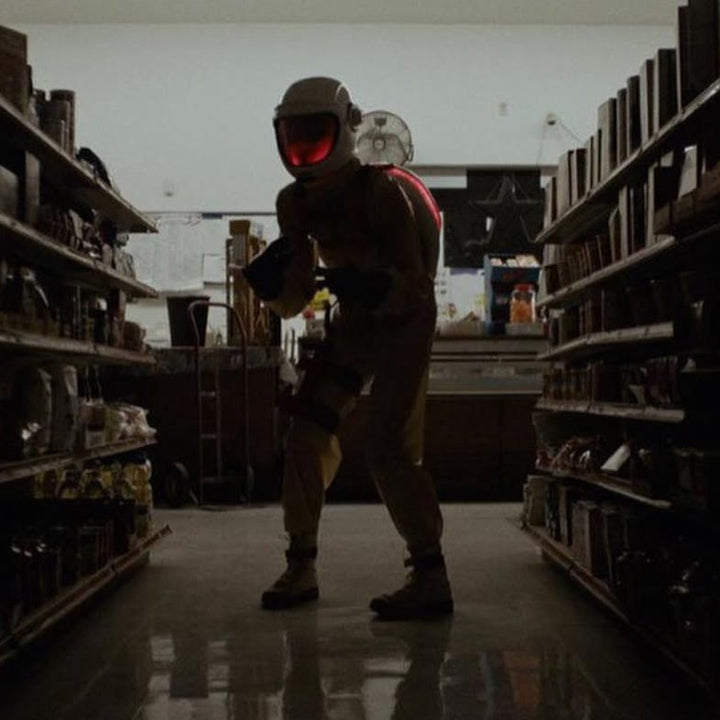 Astronaut-style suit made with costume designer Tantron. Directed by Jared Hogan.