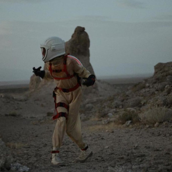 Astronaut-style suit made with costume designer Tantron. Directed by Jared Hogan.