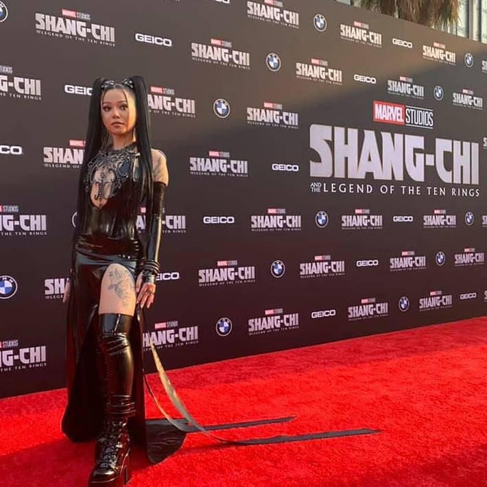 A custom look made for the red carpet.
