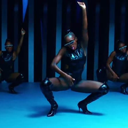 Bodysuits worn by the dancers. Styling by Gianni Catalina.