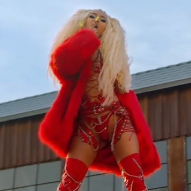 Latex looks worn by the dancers. Styling by Nothing But Trouble.