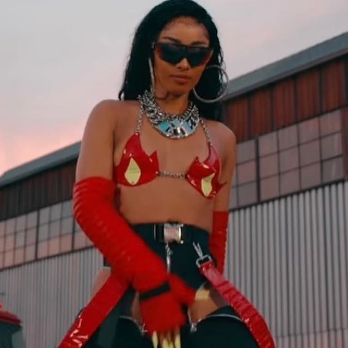 Latex looks worn by the dancers. Styling by Nothing But Trouble.