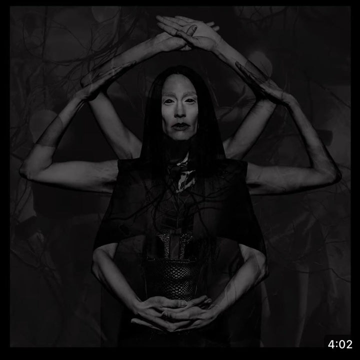 Deco Cape worn by Lynette for an album cover.