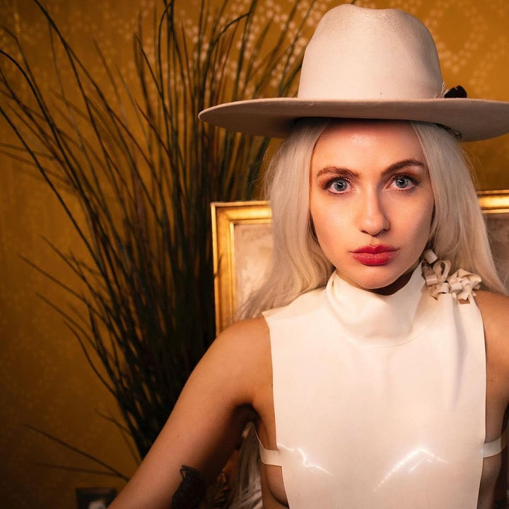 High Neck Bodysuit. Styling by Styled By An Angel, photograph by Evan Spencer W.