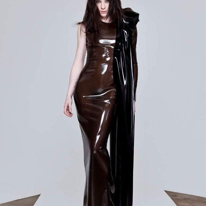 The Ravenous gown. Photograph by Allan Amato, make-up by Tegan Rice.